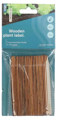 Produktbild von Holzstecketiketten 10 cm (24 Stück) | Anzucht & Gartenzubehör von Sogo
