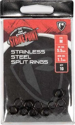 Produktbild von Fox Rage Strike Point Stainless Steel Split Ring Small 10st.
