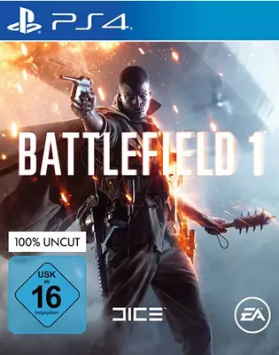 Produktbild von Electronic Arts Battlefield 1, PS4, PlayStation 4, Multiplayer-Modus, M (Reif)
