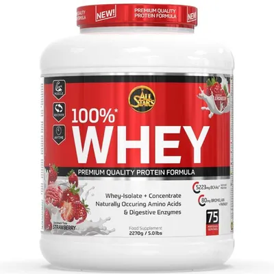 Produktbild von 100% Whey Protein (2270g) Strawberry