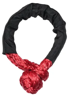 Immagine prodotto di INF UHMWPE Grillo Morbido per Traino — Corda di Traino Trecciata Senza Nodi con Manica Protettiva, Capacità Circa 17 Tonnellate Rosso