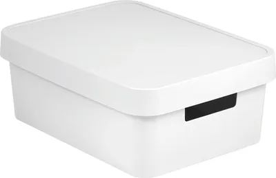 Produktbild von Infinity 11L Storage Box mit weißem Deckel