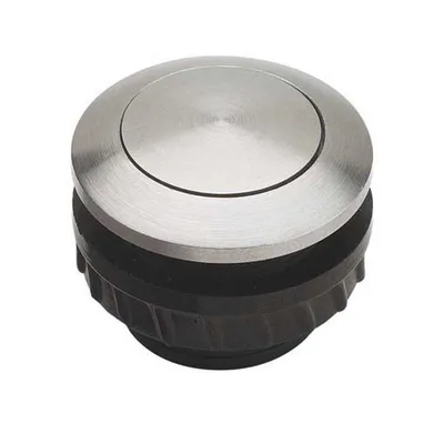 Image de Grothe Klingeltaster 1fach 62000 Edelstahl 24 V/1,5 A (62000)