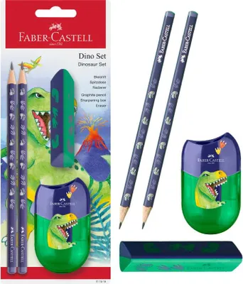 Produktbild von Faber-Castell 111519, HB, Mehrfarbig, Dreieckig, Kunst, Hobby, Büro, Schule, 2 Stück(e), Deutschland