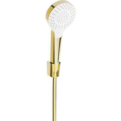 Produktbild von Mexen R-05 Kopfbrausegarnitur mit Regenbrause und Thermostatmischer, Gold - 785055052-50