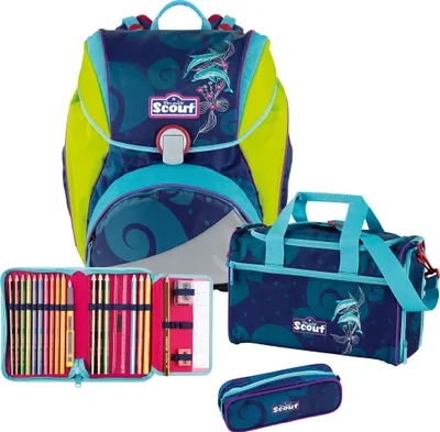 Produktbild von Scout Alpha Schulranzen-Set 4tlg.