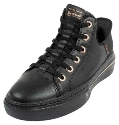 Produktbild von Skechers - Logo Sneaker für Damen, Leder, Zum Reinschlüpfen PP10244 (39 EU) (Schwarz)
