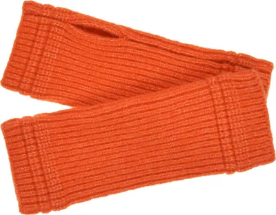 Seeberger Strick Stulpen in orange