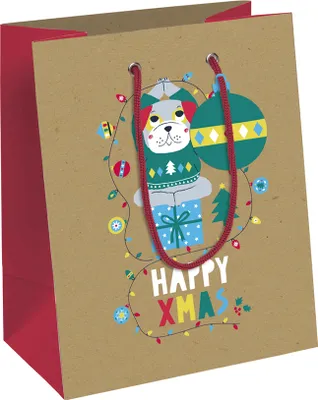 Produktbild von Clairefontaine Weihnachts-Geschenktüte "Make a Wish" mittel