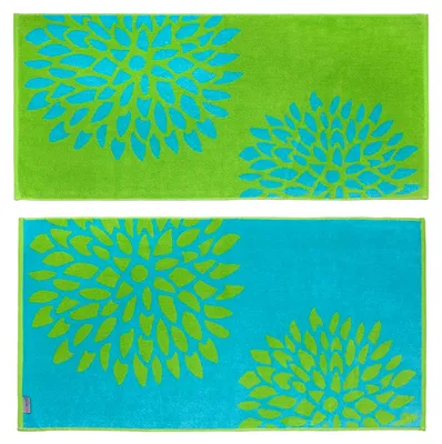 Produktbild von Dahlie Duschtuch 70x140 cm Hellgrün, 100% Baumwolle, Grün/Türkis