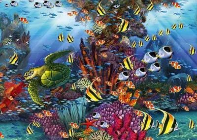 Immagine prodotto di Puzzle Alipson Il dettaglio della barriera corallina - 1500 pezzi Animali