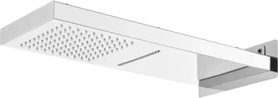 Image de vidaXL Pommeau de douche mural acier inoxydable 201 argenté