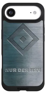Produktbild von NIVOCASE Handyhülle für Apple iPhone Air Hülle NIVOpure Case Schwarz HSV Hamburger SV Metallic Look