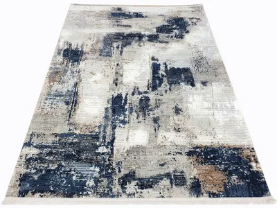 Obrázek produktu pro Obdélníkový koberec 160x220 cm STEFANO - modrý / šedý