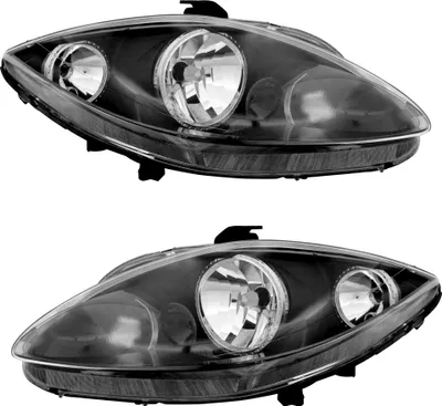 Produktbild von TYC Scheinwerfer Set für Seat Altea / Leon / To o -3/2009 H1 H7 Halogen Schwarz