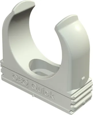 Zdjęcie produktu dla OBO® Bettermann Quick clamp M25, jasnoszary Nr art. 2149016 100 szt