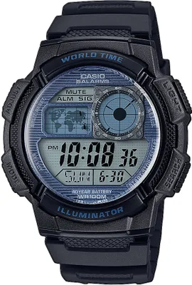 Obrázok produktu pre Casio  kolekcia hodiniek > Nramkov hodinky s funkciou zobrazenia asu vo svete > AE-1000W-2A2VEF