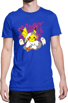 Immagine prodotto di Maglietta da uomo Japan Manga Anime Comics Pokemon 039, Man 3XL , Bleu