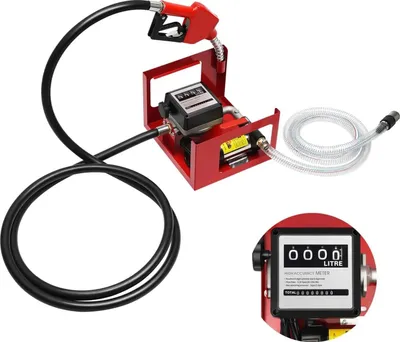 Produktbild von Dieselpumpe, 50 L/min Durchflussrate, automatische Pistole enthalten, Rot