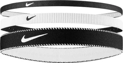 Produktbild von Nike Accessories Flex Classic Mixed Width Stirnband 3 Einheiten Weiß,Schwarz Weiß,Schwarz One Size