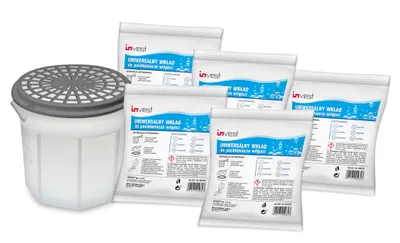 Produktbild von Invest - Luftentfeuchter, Raumentfeuchter mit Ausgießer, ink. 5x 250g Granulat, ohne Strom, reduziert Schimmel und Gerüche