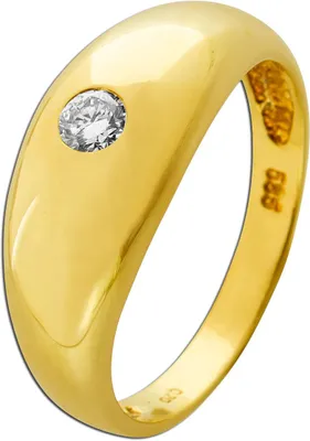 Produktbild von Solitärring Gold 585 14 Karat Brillant 0.20ct 20