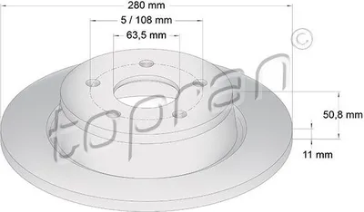 Obrázek produktu pro TOPRAN držák nárazníku 115 553 pro AUDI pro A4 Avant (8K5 B8)