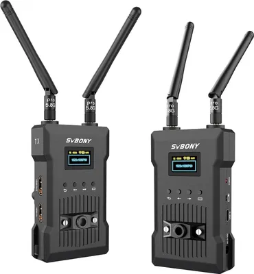 Produktbild von Svbony ST1 4K bezdrôtový systém prenosu videa, 5G bezdrôtový prenos videa a zvuku, dosah 300 m, 8-pásmový systém prenosu HDMI