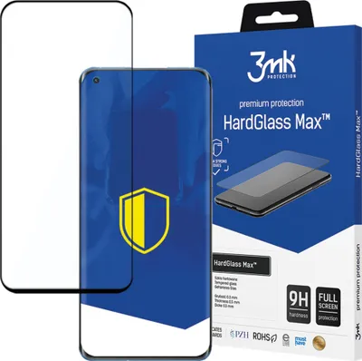 Zdjęcie produktu dla Szkło hartowane 3MK HardGlass Max FullScreen do Xiaomi Mi 11 5G czarny