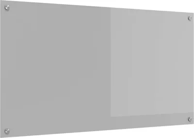 Image de vidaXL Dos de cuisine gris clair 110 x 60 cm Verre trempé