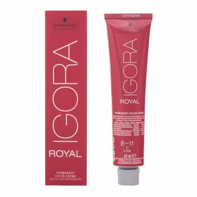 Produktbild von Schwarzkopf Igora Royal, Gelb, 7-55, Medium Blonde Gold Extra, Frauen, 60 ml, Tube