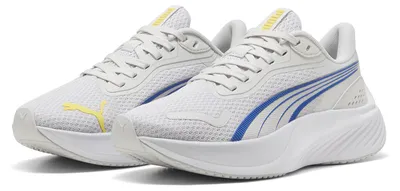 Produktbild von PUMA Pounce Lite Jr kids indoor trainers 401512 14 Gray Sapphire-Pineappie Ice, Schuhgröße:37.5 EU