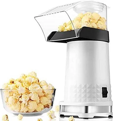 Image de Machine à pop-corn 1200 W sans huile ni beurre, idéale pour les fêtes