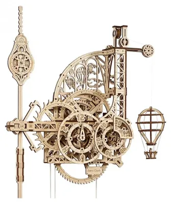 Image de Puzzle 3D, Aero Clock, Ugears, bois, 320 pièces