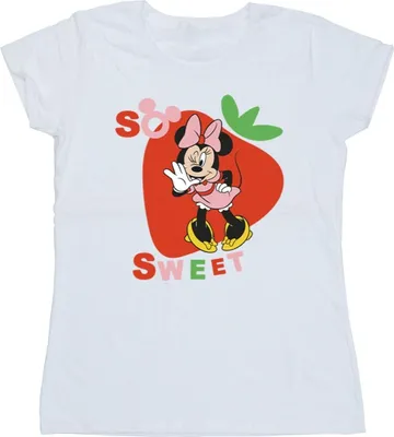 Produktbild von Disney - "So Sweet Strawberry" T-Shirt für Damen BI33713 (S) (Weiß)
