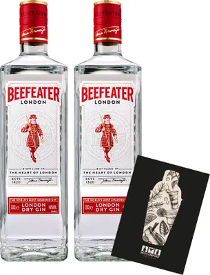 Produktbild von Beefeater 2er Set EST 1820 London Dry Gin 0,7L (40% vol) The worlds most awarded gin - [Enthält Sulfite]