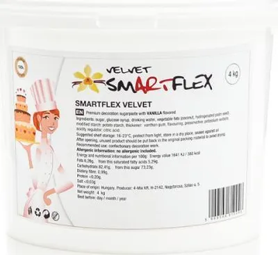 Obrázek produktu pro Velvet Vanilka 4 kg (Potahovací a modelovací hmota na dorty)