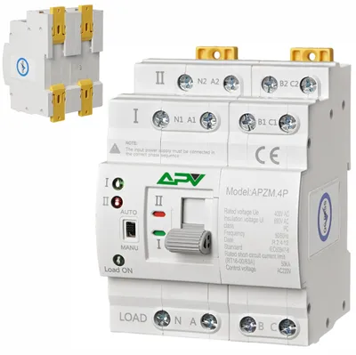 Produktbild von Dual Power Automatischer Transferschalter Umschalter  Wahlschalter 4P 25A PV
