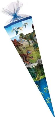 Produktbild von Nestler Schultüte 85 cm 6-eckig Schleich® - Dinosaurs