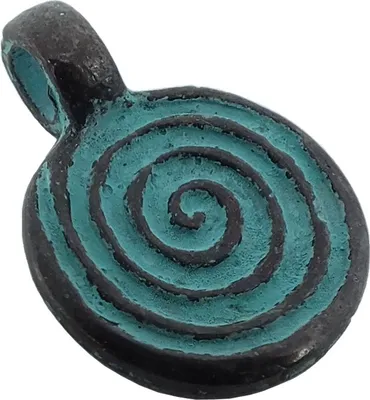 Produktbild von Anhänger Medallion Messing mit Patina im Used Look Minott 28004