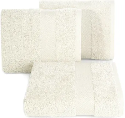 Zdjęcie produktu dla Ręcznik 50x90 cm kremowy bawełna frotte wygodny komfort