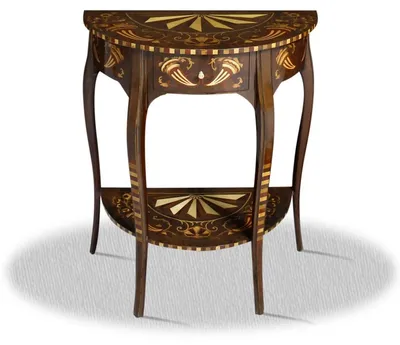 Image de Casa Padrino Table d'appoint baroque avec tiroir 60 x 35 x H. 75 cm - Table d'appoint de style antique
