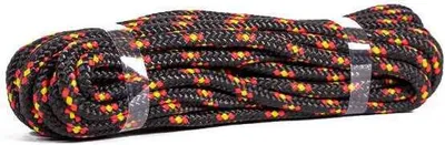Produktbild von Traxis Polypropyleen, 10m Black/Red 18mm Seil - Stark & Schwimmend