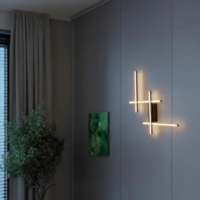 Productafbeelding van Wandlamp Apecho zwart