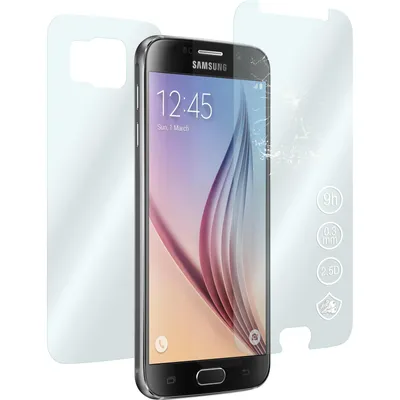Produktbild von 1er-Pack PhoneNatic Glas-Folie klar Fullbody  kompatibel mit Samsung Galaxy S6 - Panzerglas für Galaxy S6