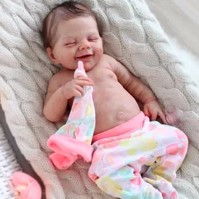 Immagine prodotto di neonato reborn di 20 pollici, bambola simulata di quattro mesi,