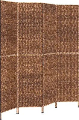 Obrázek produktu pro vidaXL Paraván 4 ks Hnědý 163x180 cm Vodní hyacint