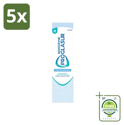 Produktbild von 5 x Sensodyne Proglasur Gentle Whitening Zahnpasta - 75 ml - Großpackung - 5 Stücke