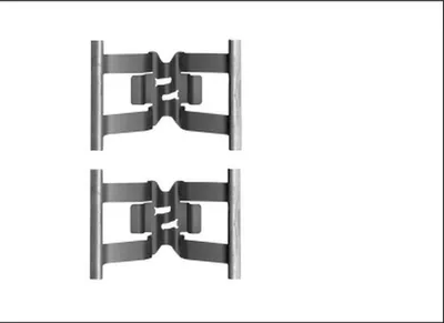Produktbild von HELLA 8DZ 355 206-181 Zubehörsatz Scheibenbremsbelag Hinten für VW Touareg (7P5, 7P6) TOUAREG VAN (7P5) für PORSCHE Cayenne (92A)