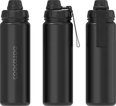Obrázek produktu pro coocazoo Izolovaná nerezová láhev, černá